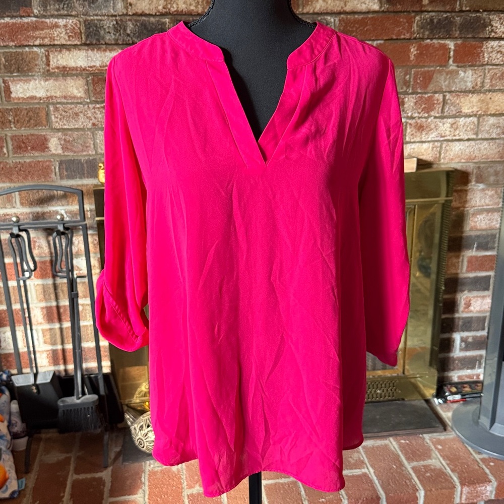 Vibrant Pink Blouse #A